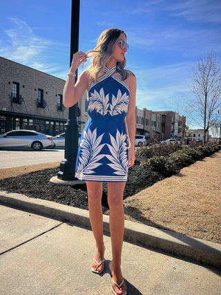 The Riviera Palm Dress
