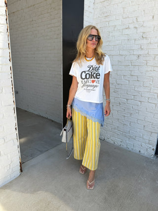 The Laundry Room | Diet Coke Is My Love Language Perfect Tee White
