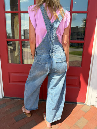 EESOME | Daisy Barrel Overalls