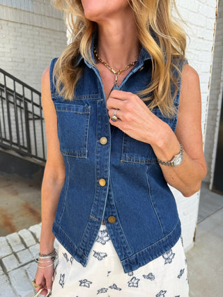 EESOME | All That Denim Vest