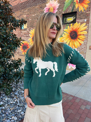 THML | The Equestrian Graphic Sweater