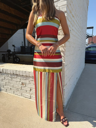 Sunset Soirée Maxi Dress Multi
