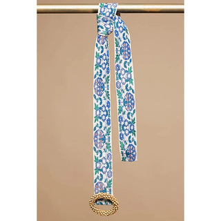 POL | Blue Floral Belt