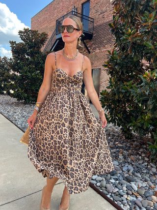 Olivaceous | Betti Midi Dress