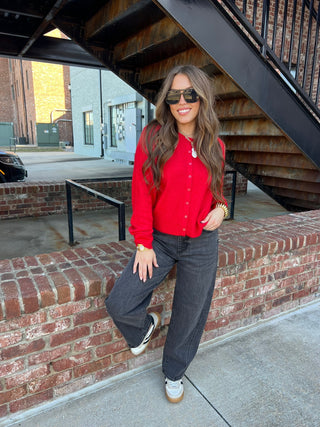 Z Supply | Medina Cozy Cardigan Festive Red