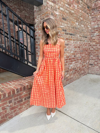 ENTRO | Chapman Maxi Dress Orange
