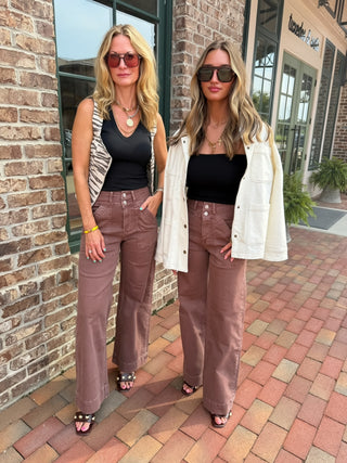 MICA DENIM | Rowan Wide Leg Jeans