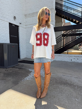98’ V-Neck Jersey Tee