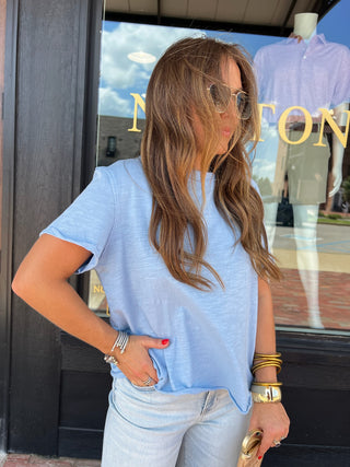 LaBiz | Penny Slub Tee Blue