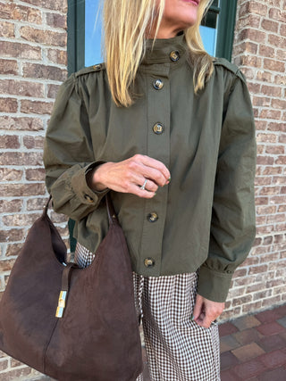Hailey Bomber Jacket Olive