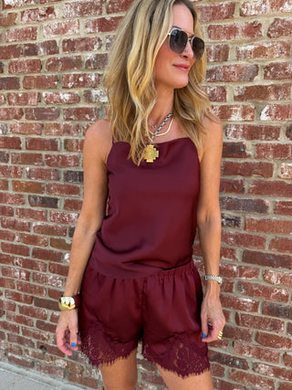 Bells Satin Cami Top