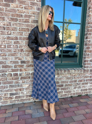 NEEDii | The Penny Patchwork Dress Navy