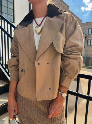 Steve Madden | Luisa Corduroy Jacket Tan
