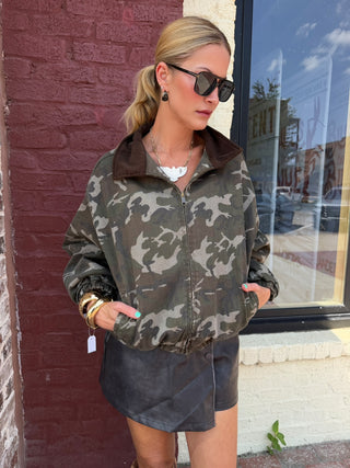 Willow Camouflage Bomber Jacket