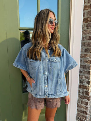Sailor Lace Trim Shorts | Mocha