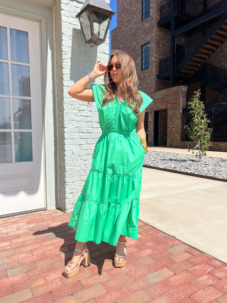 Ivory Moon Maxi Green