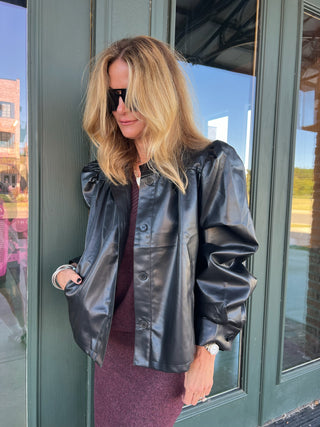 GLAM | Luna High Collar Jacket Black