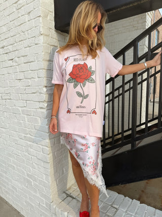 TLR | Red Flags And Roses - Oversized Tee