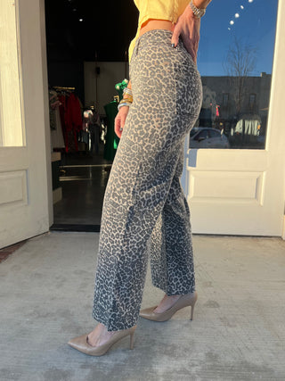 Miou Muse | Wildside Leopard Jeans