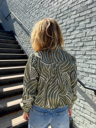 ENTRO Joslin Blouse Olive