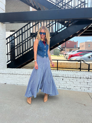 Briley Stripe Maxi Skirt