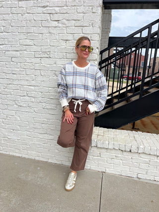 Z Supply | Junction Plaid Sweater Natural