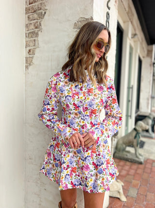 OLIVACEOUS | Delight Florals Dress