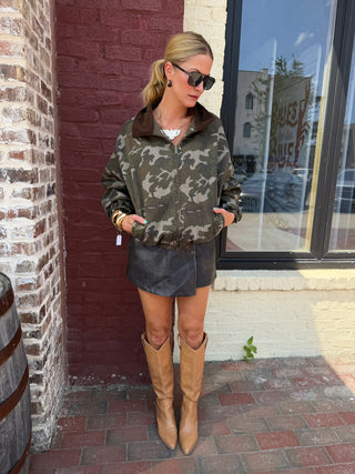 Willow Camouflage Bomber Jacket