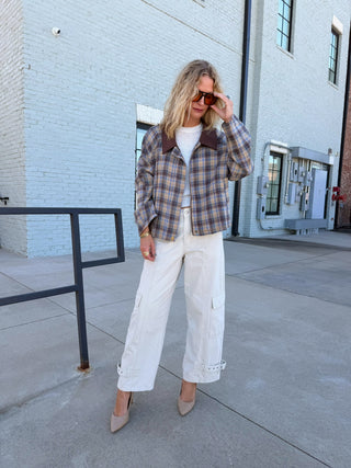 Corinne Plaid Jacket