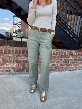 Z Supply | Olive Twill Pants Hunter Green