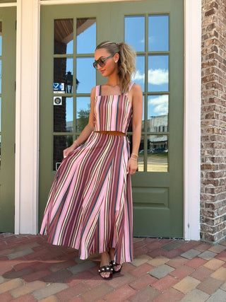 The Sunset Stroll Set Multi Stripe