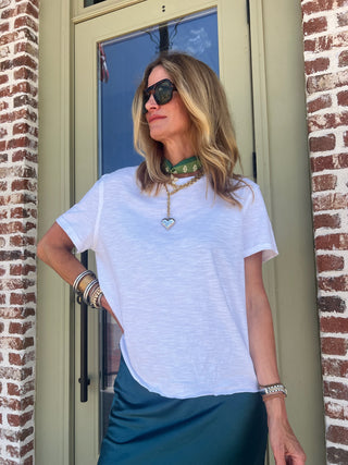 LaBiz | Penny Slub Tee White