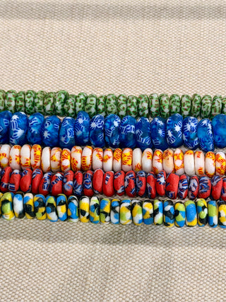 AMULET | African Beads + Large Stone Thunderbird