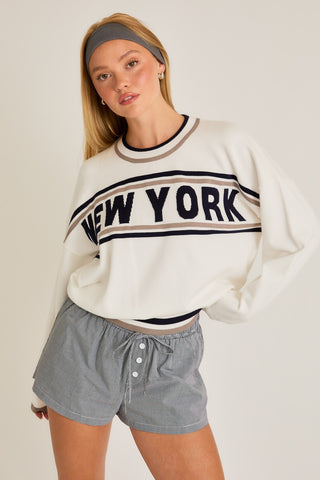 Le Lis | New York Sweater White