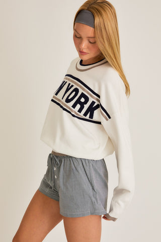 Le Lis | New York Sweater White