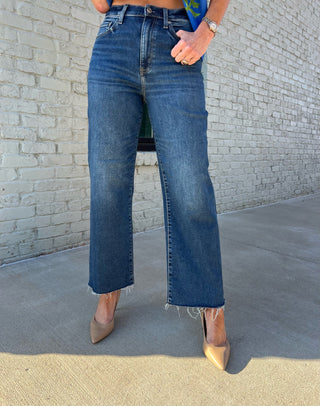 Daze Denim | Pleaser High Rise Wide Ankle Uptown