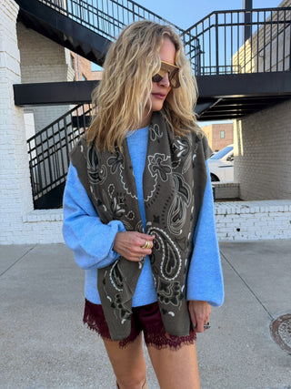 Elowyn Balloon Sweater Sky