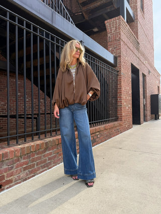 Gigi Balloon Bomber | Brown