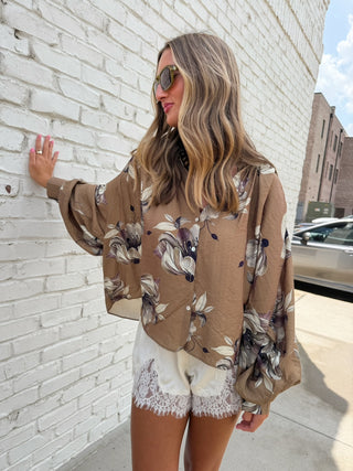 The Juniper Botanical Button Down Olive
