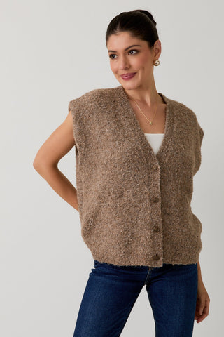 Le Lis | Dori Slouchy Oversize Sweater Mocha