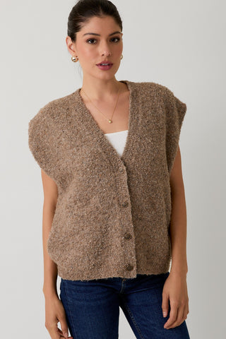 Le Lis | Dori Slouchy Oversize Sweater Mocha