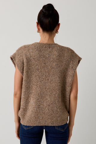 Le Lis | Dori Slouchy Oversize Sweater Mocha