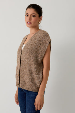 Le Lis | Dori Slouchy Oversize Sweater Mocha