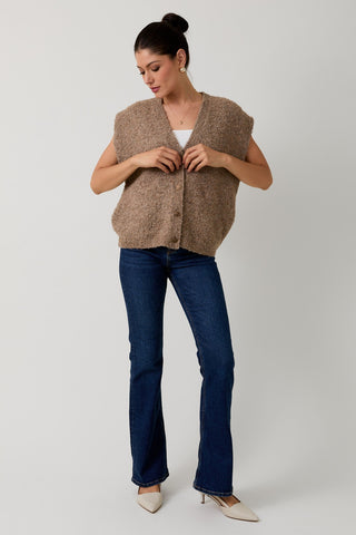 Le Lis | Dori Slouchy Oversize Sweater Mocha