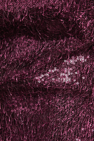 Le Lis | Auren Sequin Halter Dress Dk Purple