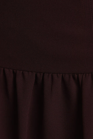 Le Lis | Isola Halter Chiffon Set Brown