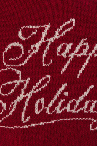 Le Lis | "Happy Holidays" Sweater Red