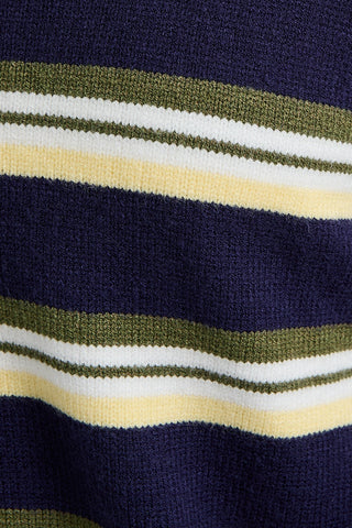Le Lis | Brix Striped Button Cardigan Navy-Multi Stripe