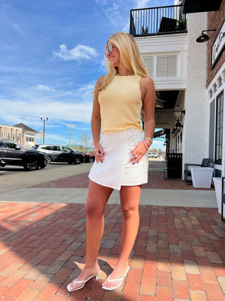 Sadie & Sage | Sterling Sweater Tank lemon