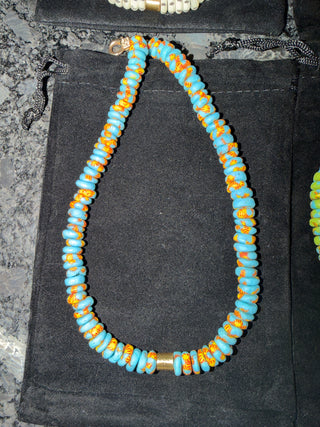 Amulet | African Clay Beads + Spacer